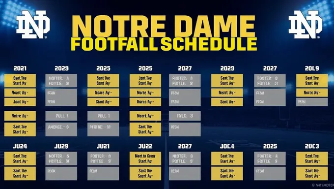 Notre Dame Football Schedule for 2025 Confirmed