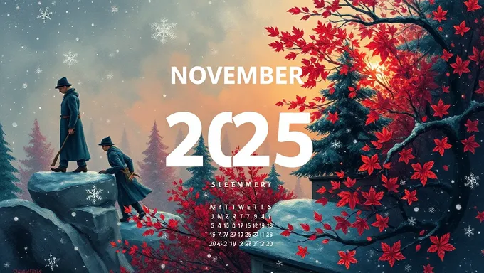 November 2025 Calendar: Dates and Deadlines