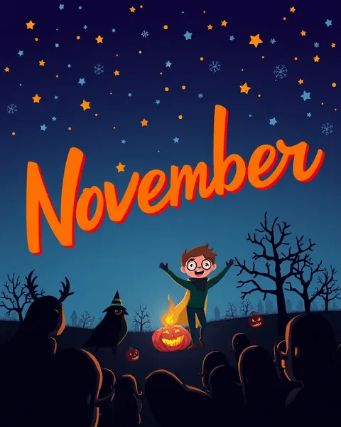 November Cartoon Images Displayed on Website Pages