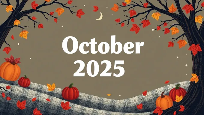 October 2025 Holiday Season and Important Dates Revealed