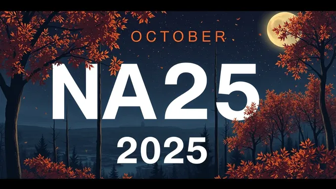 October NAC 2025 Important Dates to Remember