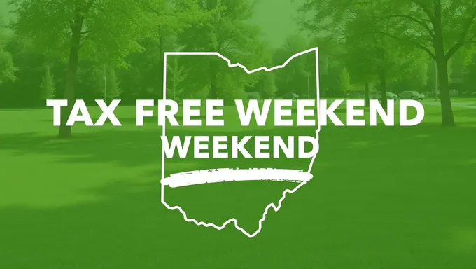 Ohio's 2025 Tax Free Weekend: Save Big