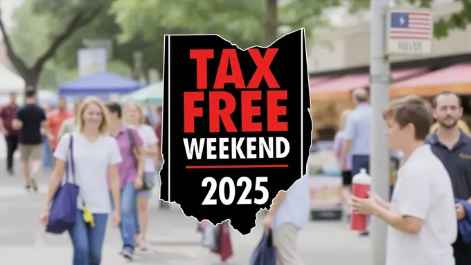 Ohio's Tax Free Weekend in 2025 Announced