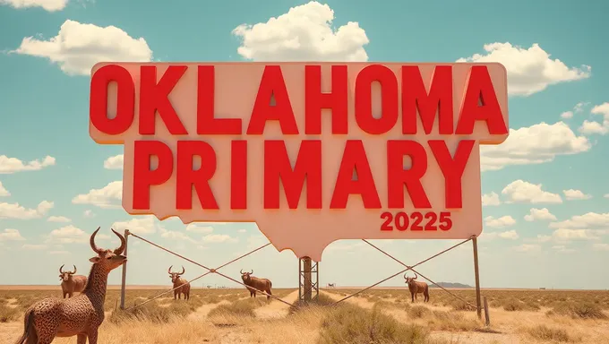 Oklahoma Primary Election Voter Registration for 2025 Open