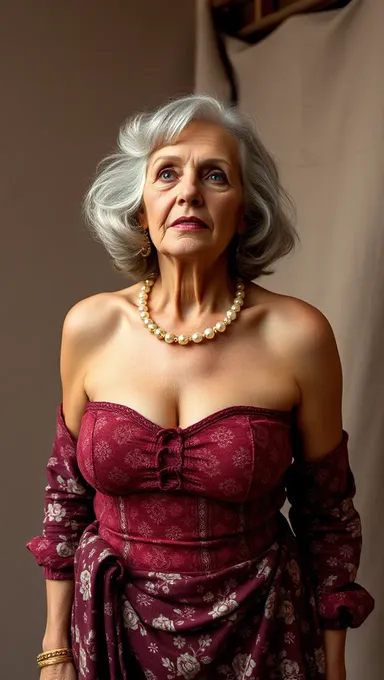 Old Lady's Breast Anatomy Observed