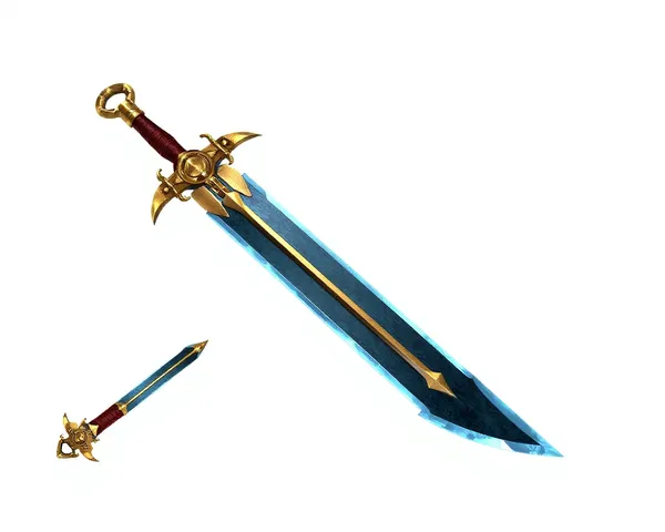 Old School RuneScape Rune Scimitar PNG Pictures