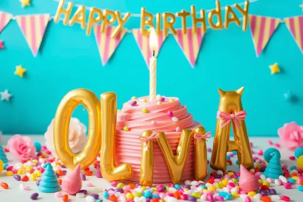 Olivia's Birthday Images Bring Joy and Happiness