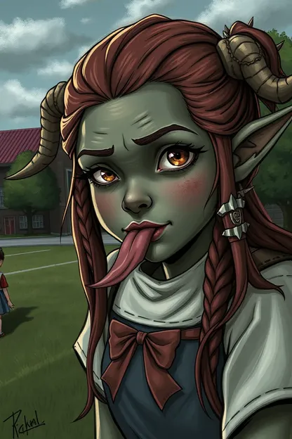 Orc Girl's High School Story