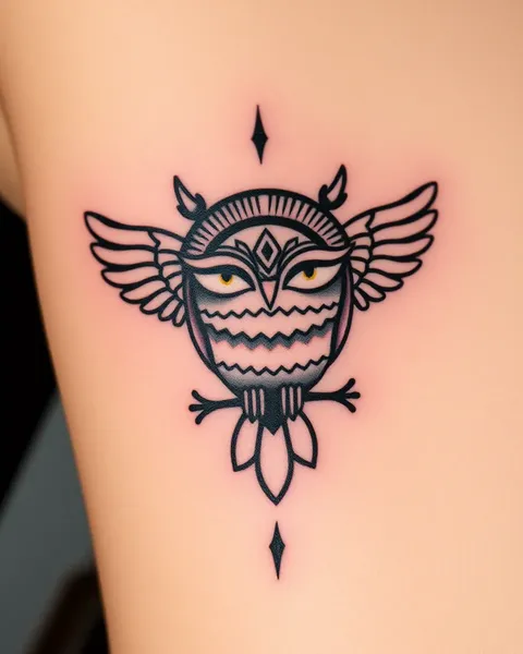 Owl Tattoo Symbolism and Its Connection to Spirituality