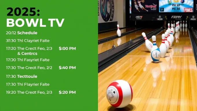 PBA Bowling TV Schedule 2025 Live Streaming Details