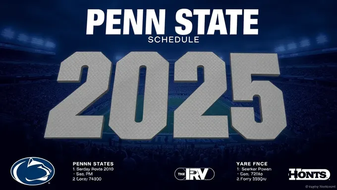 PENN State 2025 Schedule Includes Tough Opponents