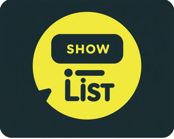 PNG Icon for Show Hide List