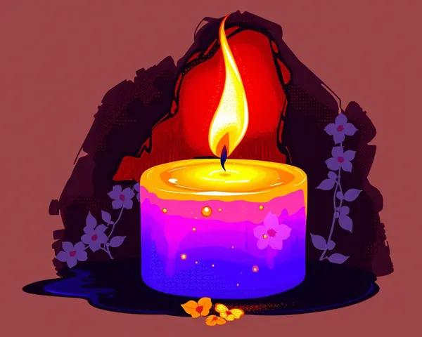 PNG Image of Candle Found