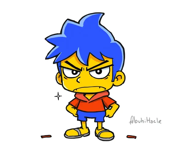 PNG Image of Milhouse's Frowning Face Found