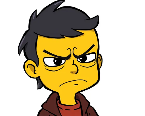 PNG Image of Milhouse Frowning Found Online