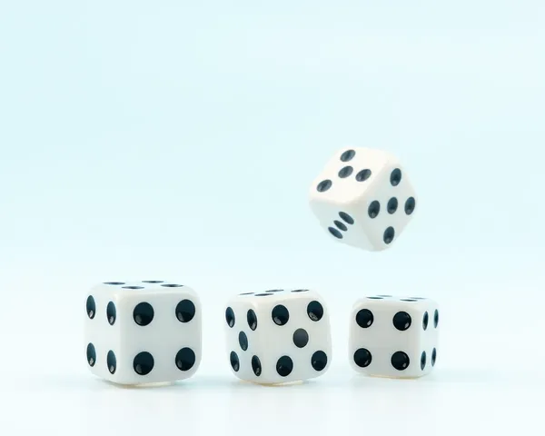 PNG Image of Transparent Background Rolling Dice