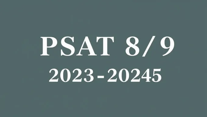 PSAT 8/9 2023-2025 PDF Test Format