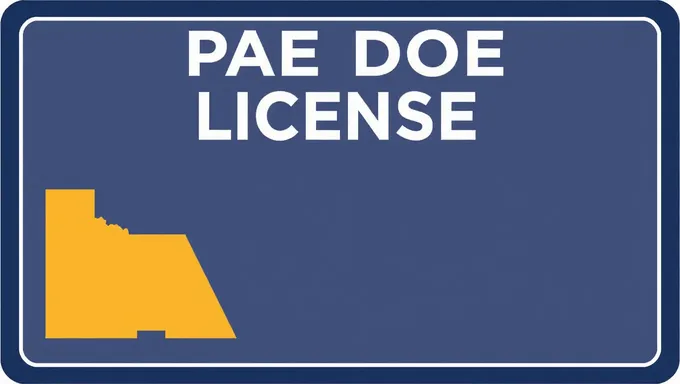 Pa Doe License Application for 2025 Issuance Process