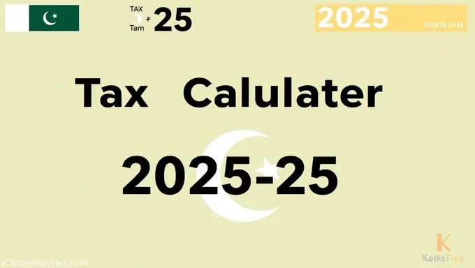 Pakistan Tax Calculator 2025-25 Overview