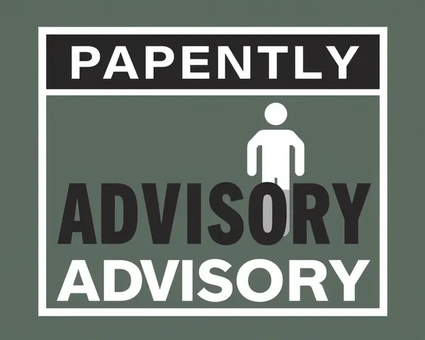 Parental Advisory PNG for Explicit Content