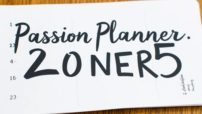 Passion Planner 2025: Stay Focused on Your Goals