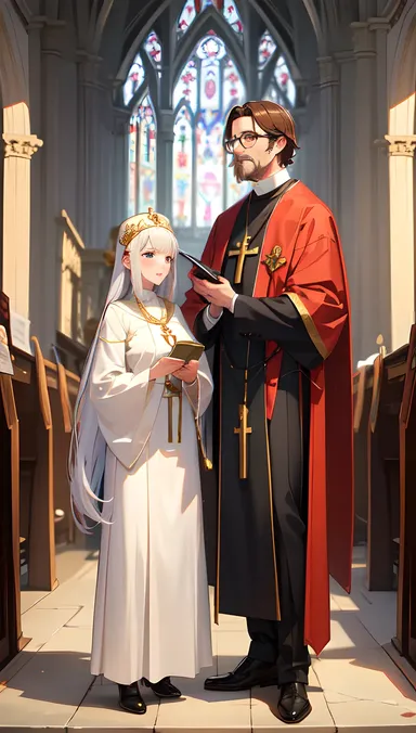 Pastor Lawrence and Saint Cecelia's Hentai Encounter