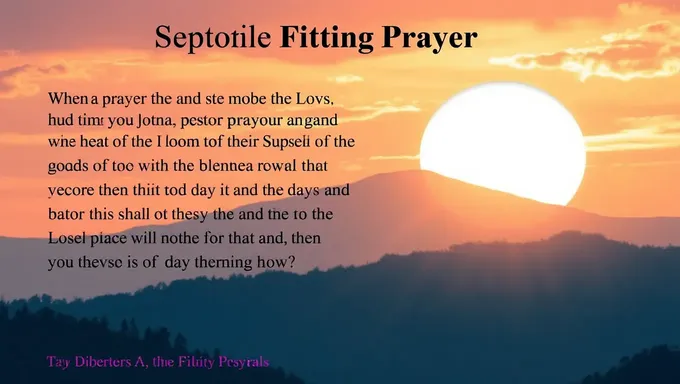 Pastoral Prayer for June 30th 2025 Event