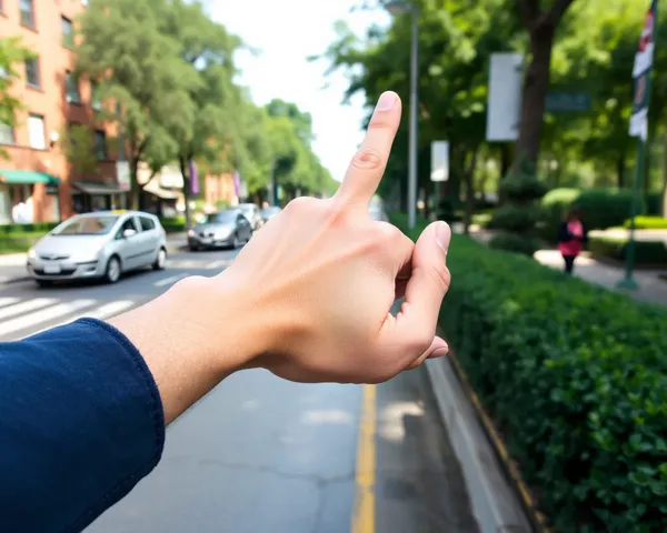 Pedestrian Hand Png High Resolution