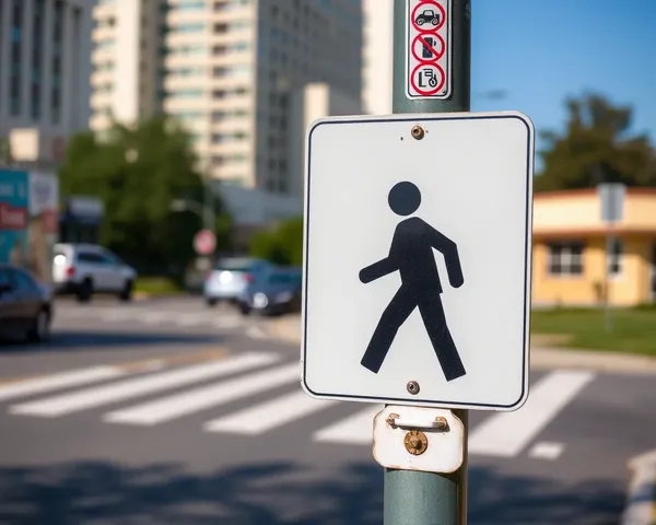 Pedestrian Hand Sign PNG Illustration Example