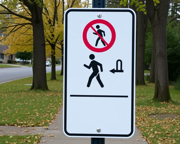 Pedestrian Walk Sign PNG Design Graphic Icon