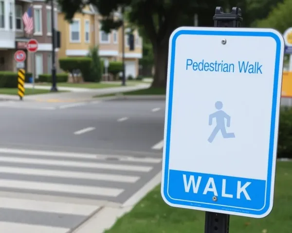 Pedestrian Walk Sign PNG Free Download Icon