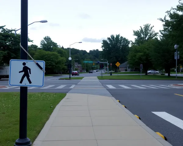 Pedestrian Walk Sign PNG Graphic Icon Free