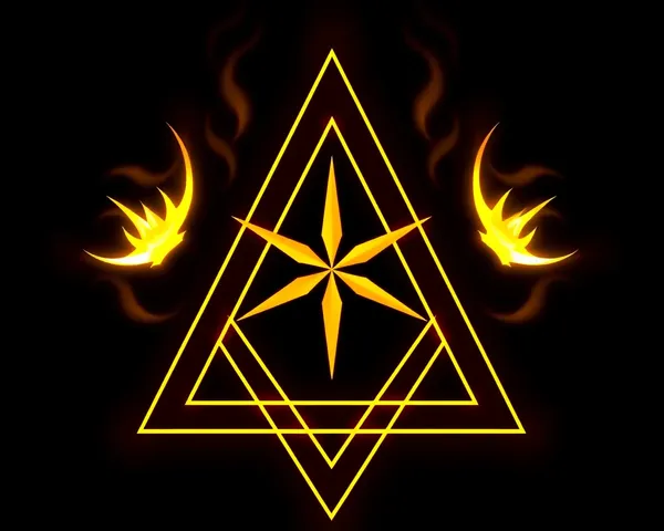 Pentagram PNG Image is Used in Occult and Magic Rituals