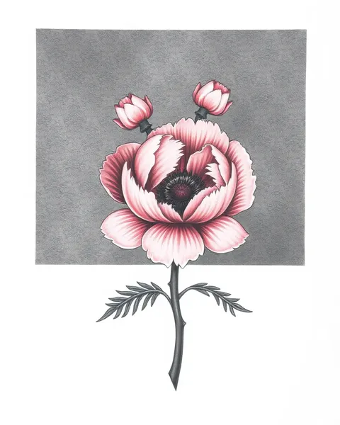 Peony Tattoo Meaning: Embodying Good Fortune and Happy Marriage