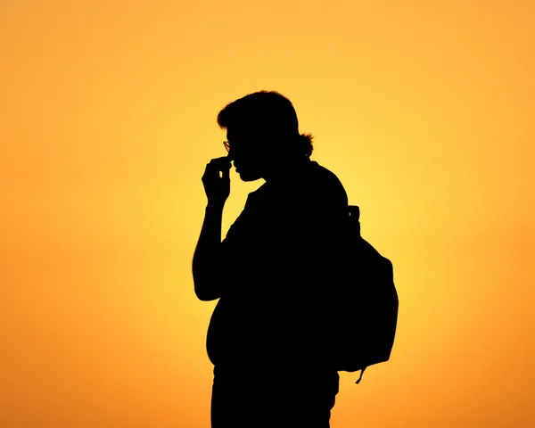 Person Silhouette PNG Image