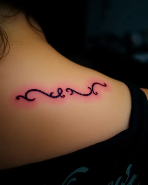 Personalized Name Tattoo with Infinity Symbolism