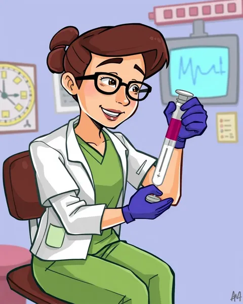 Phlebotomy Cartoon Images for Healthcare Professionals