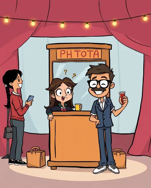 Photo Booth Cartoon: A Hilarious and Unforgettable Experience