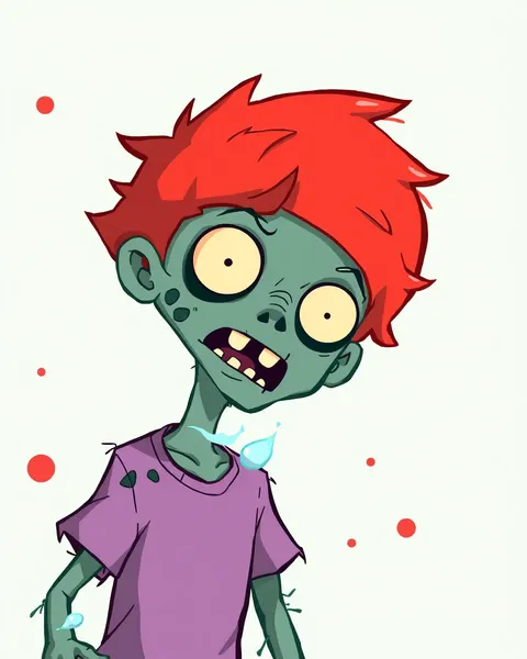 Picture of Cartoon Zombie Character