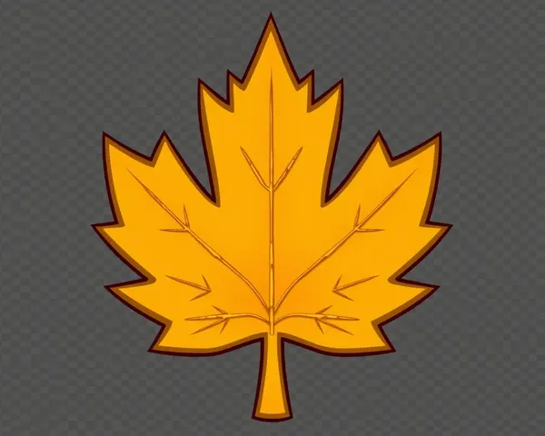 Picture of Maple Leaf PNG Emoji Icon