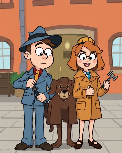 Pictures of Cartoon Detective Agency