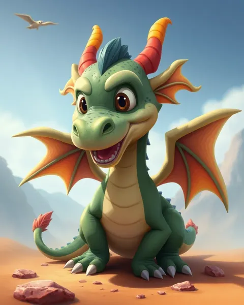 Pictures of Cartoon Dragons Only