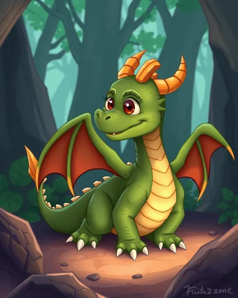 Pictures of Cartoon Dragons and Legends