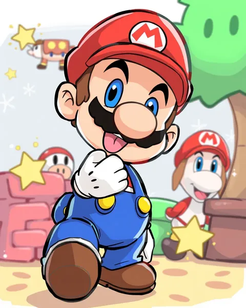 Pictures of Cartoon Mario Characters