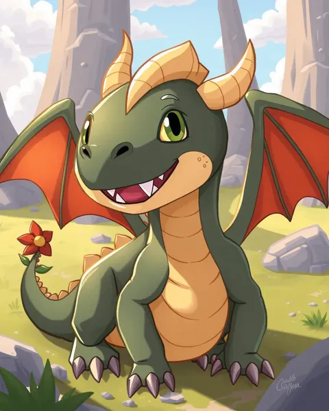 Pictures of Dragons Cartoon Collection