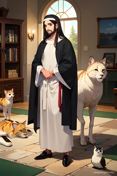 Pictures of Jesus Among Animals