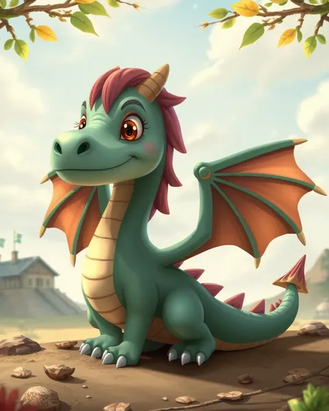 Pictures of a Cartoon Dragon