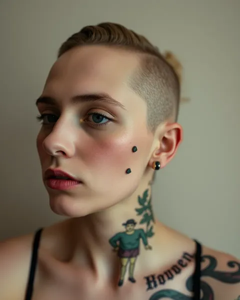 Pimples and Tattoos: A Bold Statement