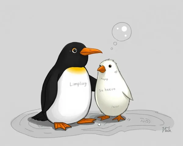 Pinguino and Egg PNG Image Found