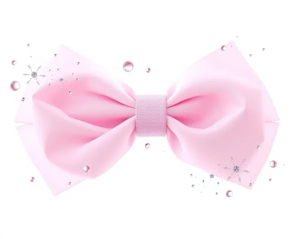 Pink Hair Bow Transparent PNG Image Free